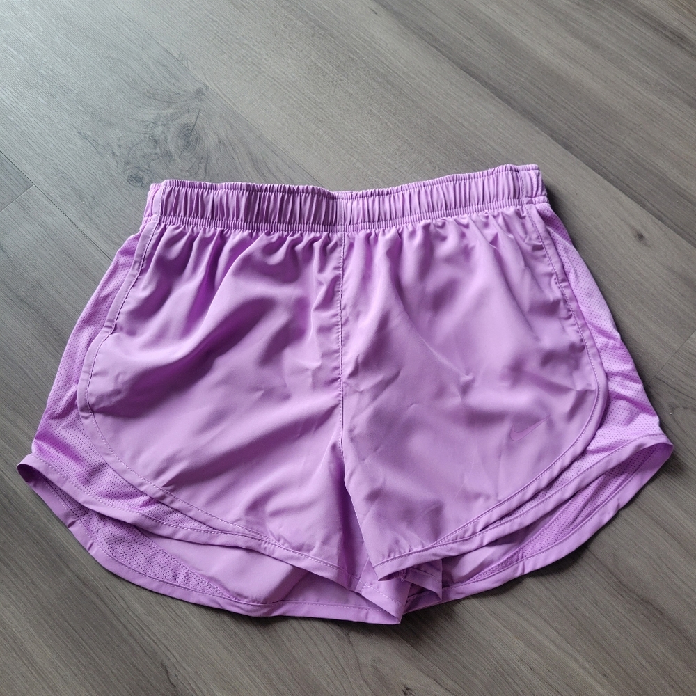 Nike Dri-Fit Tempo Running Shorts in Purple